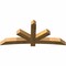 Ekena Millwork Alberta Rough Sawn Timber Gable Bracket, Western Red Cedar, 84"W x 38"H x 6"D x 6"F, 11/12 Pitch GBW084X38X0606ALB00RWR - alternate 4